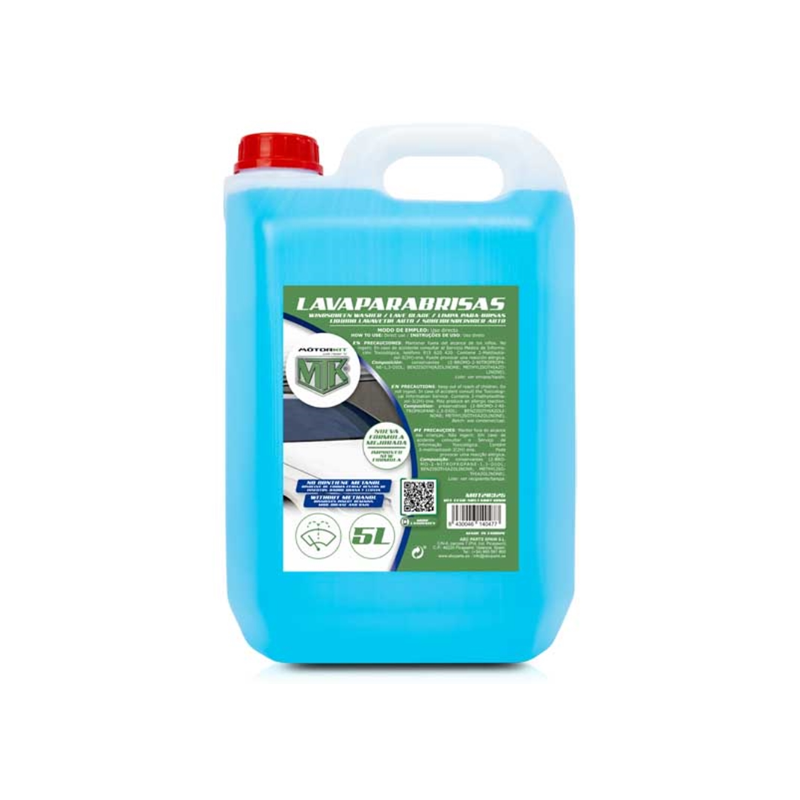 Lavaparabrisas antimosquitos. Garrafa 5 L