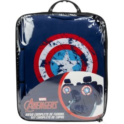 JUEGO DE FUNDAS PARA ASIENTOS CAPITÁN AMÉRICA