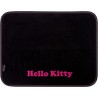 Hello Kitty  Juego Alfombras moqueta de Coche talonera, Negro/Rosa, Universal