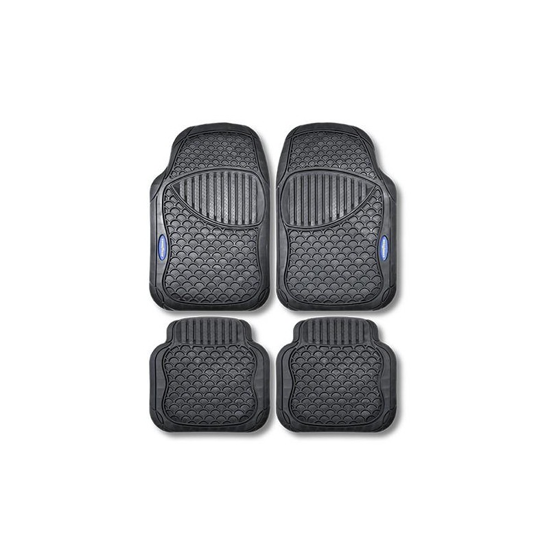 Set de Alfombrillas para Coche Goodyear GOD9020 Universal Negro (4 pcs)