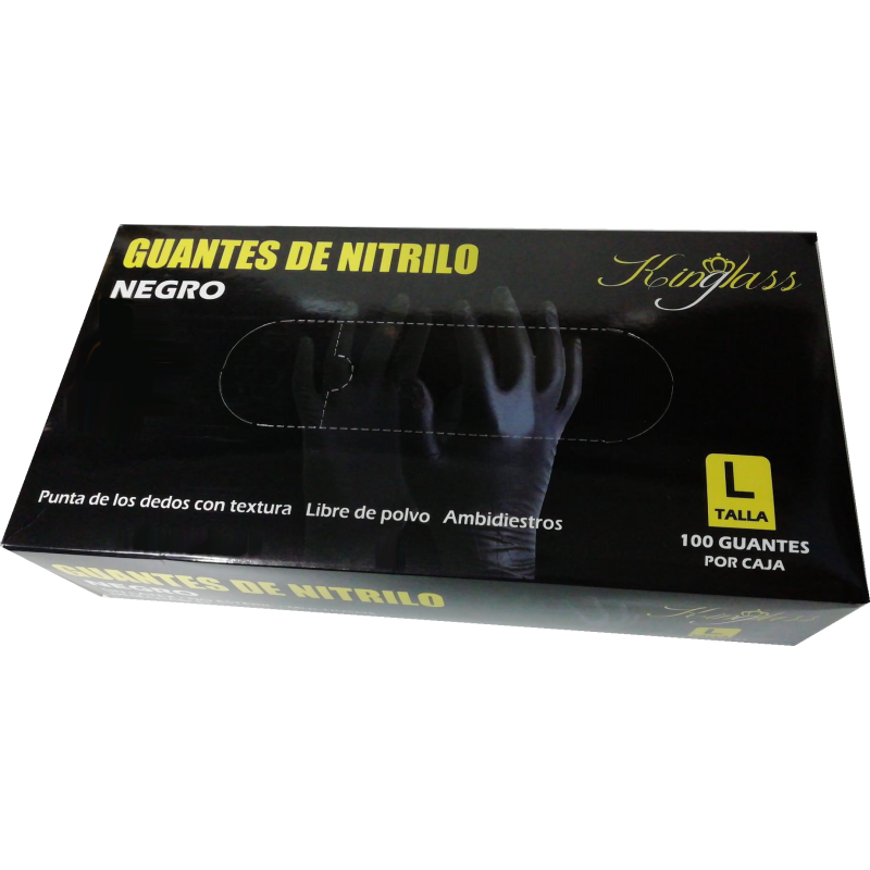 Guantes de Nitrilo Negro