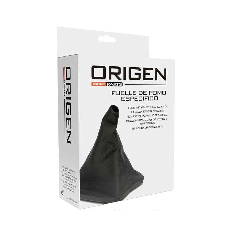 Origen Fuelle cambio de marcha para coche simil piel negro talla xl