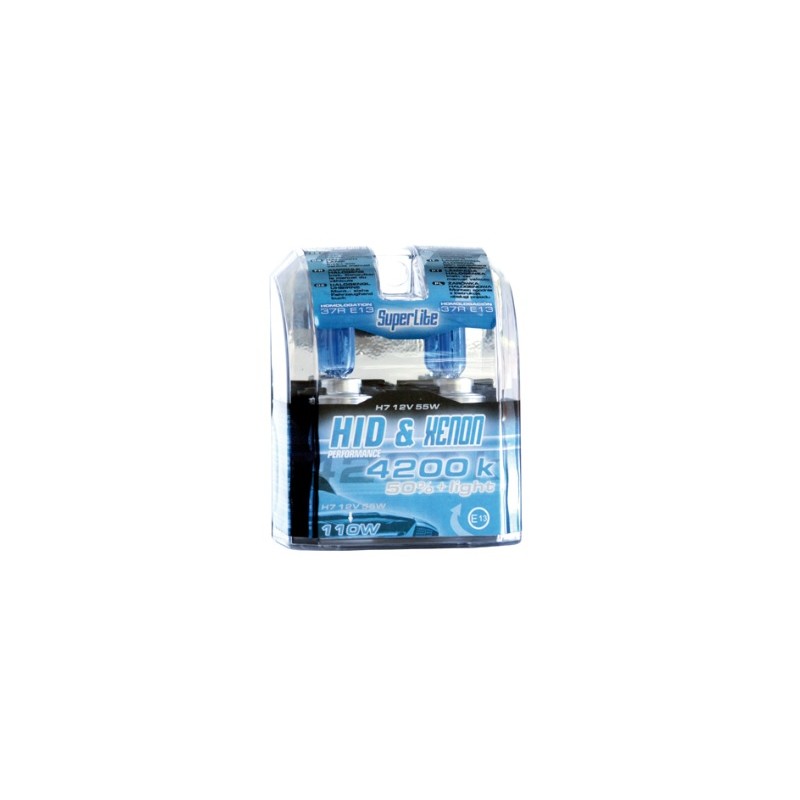 Bombillas Superlite 2 Uds · H4 60 / 55w Xenon 4200k +50%light