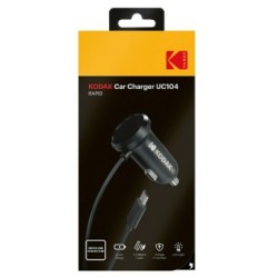 KODAK UC104 Cargador Rapido Micro USB,Cargador con cable micro usb